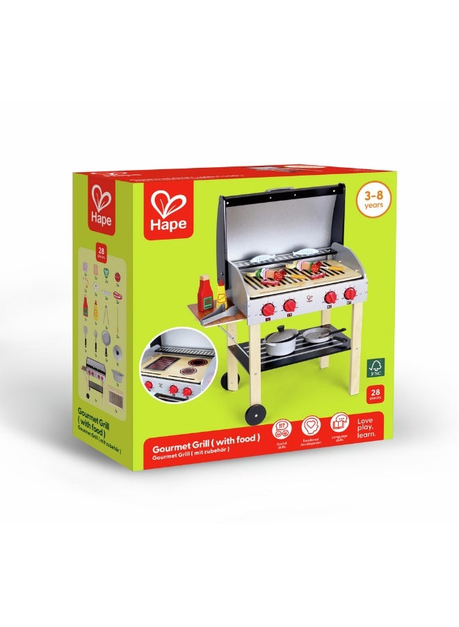 Hape طقم لعب الشواء الفاخر من هابي (28 قطعة) - Image 1