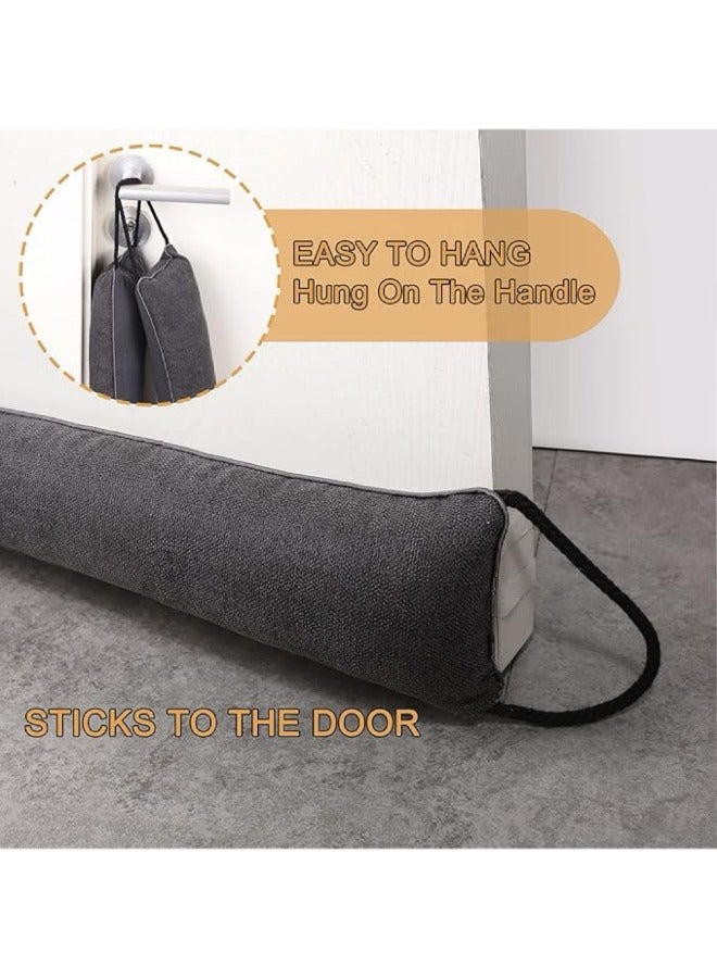 36 Inch Under Door Draft Stopper - Weighted Door Draft Blocker Bottom Door Noise & Air Reducer - Image 5