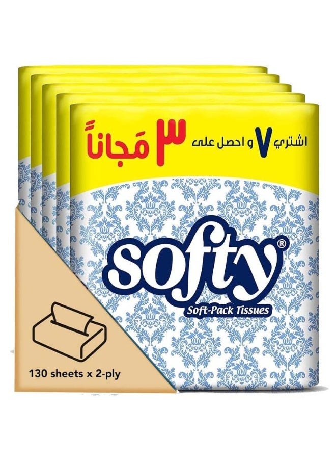 سوفتي كرتون سوفتى مناديل وجه 150 منديل - عبوة من 50 - Image 1