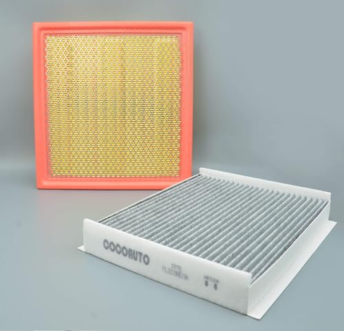 COCOAUTO Engine Cabin Air Filter Set for Ford F150 (2015-2025) 2.7L 3.0L 3.3L 3.5L 5.0L, Ford Expedition Lincoln Navigator (2018-2024), Replace FL3Z19N619A FP79 FA1883 - Image 2