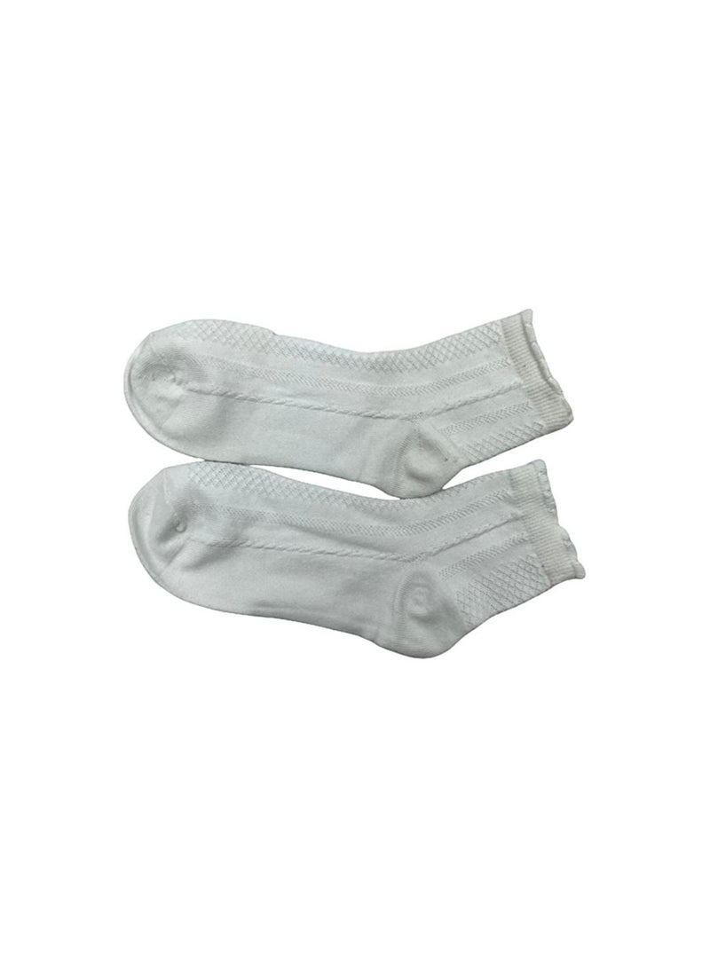 Everyone Girls School Socks Cotton White(6 PAIR)(13-15 YEARS) - Image 2