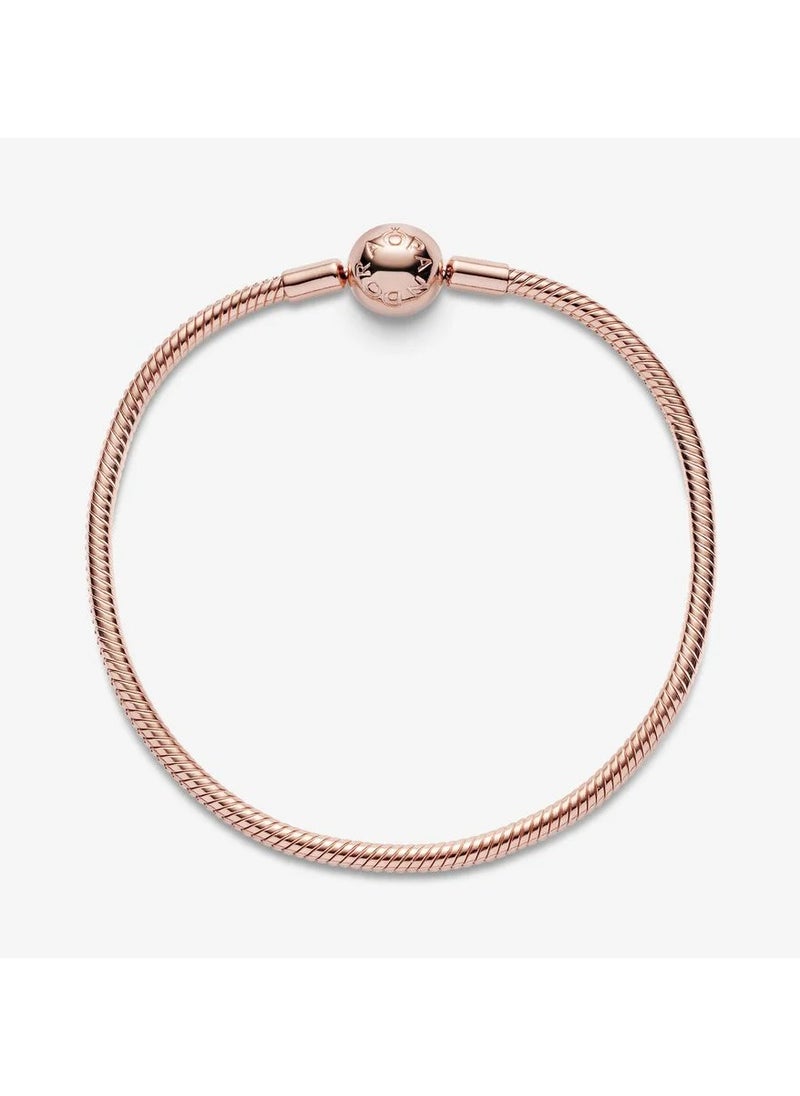 14k Rose gold-plated snake chain bracelet, Size 17 - pzsku/Z2CB2544281D6CE8246A8Z/45/1740996827/4ac9bf2a-1f5f-47df-a4da-ba25b2fb715e