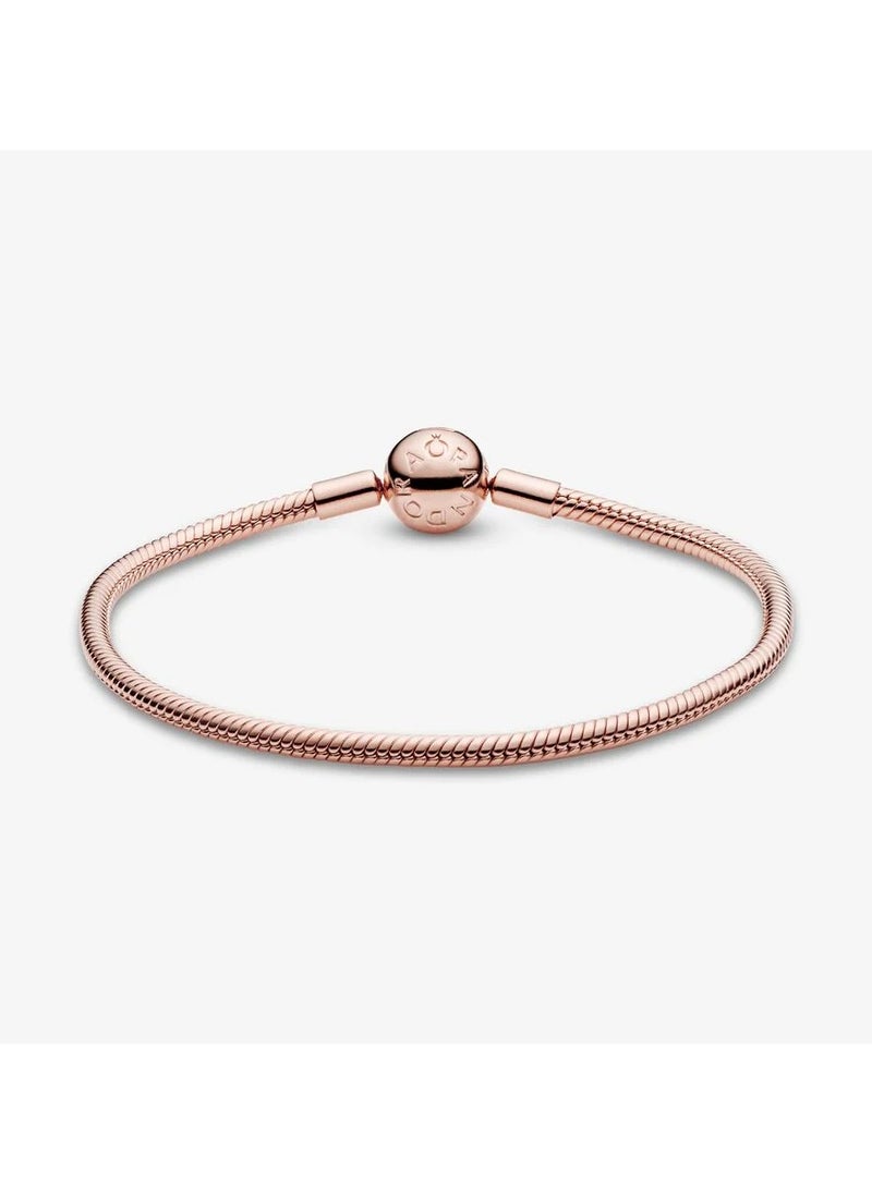 14k Rose gold-plated snake chain bracelet, Size 17 - pzsku/Z2CB2544281D6CE8246A8Z/45/1740996837/dfb54b8a-dc3c-434f-963d-2ad075e82e25