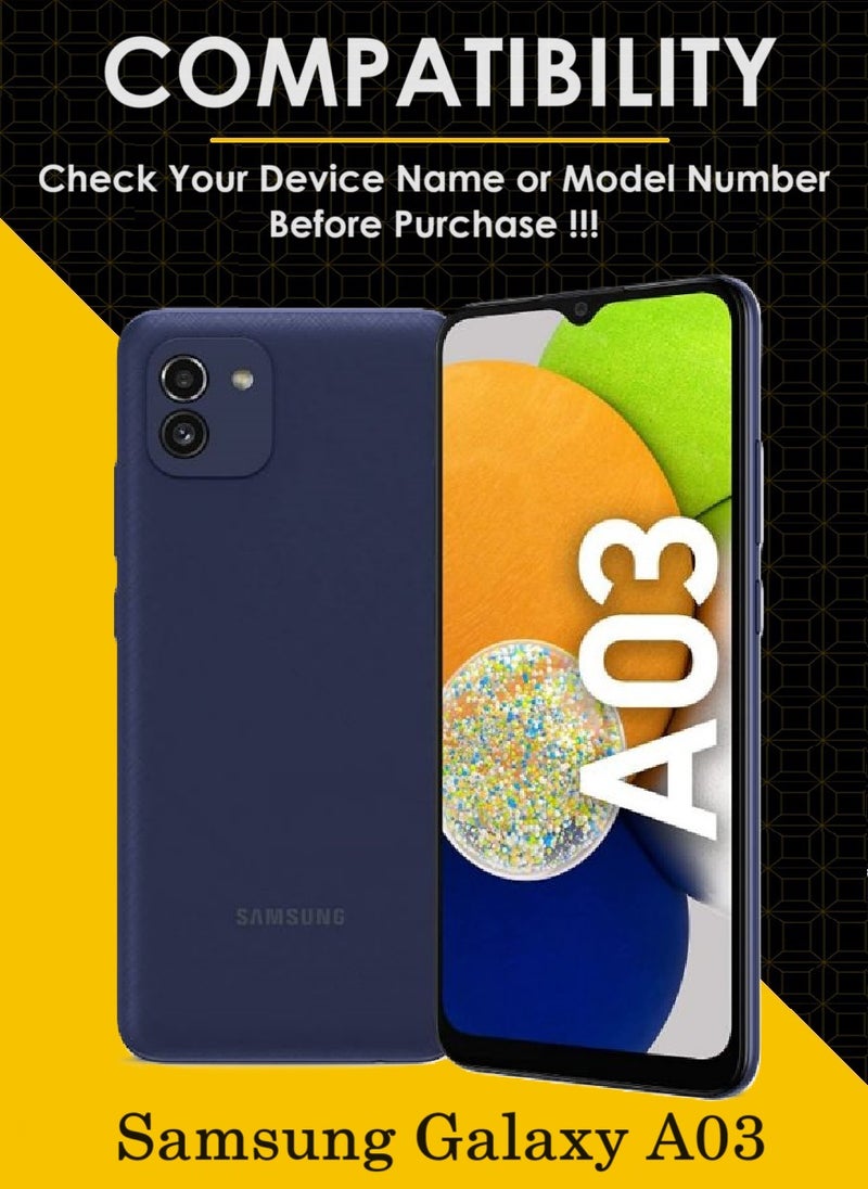 AINA 3 Pieces Tempered Glass Screen Protector 5D Designed For Samsung Galaxy A03 Full Glue Edge to Edge Full Screen Coverage And Bubble Free - Image 3