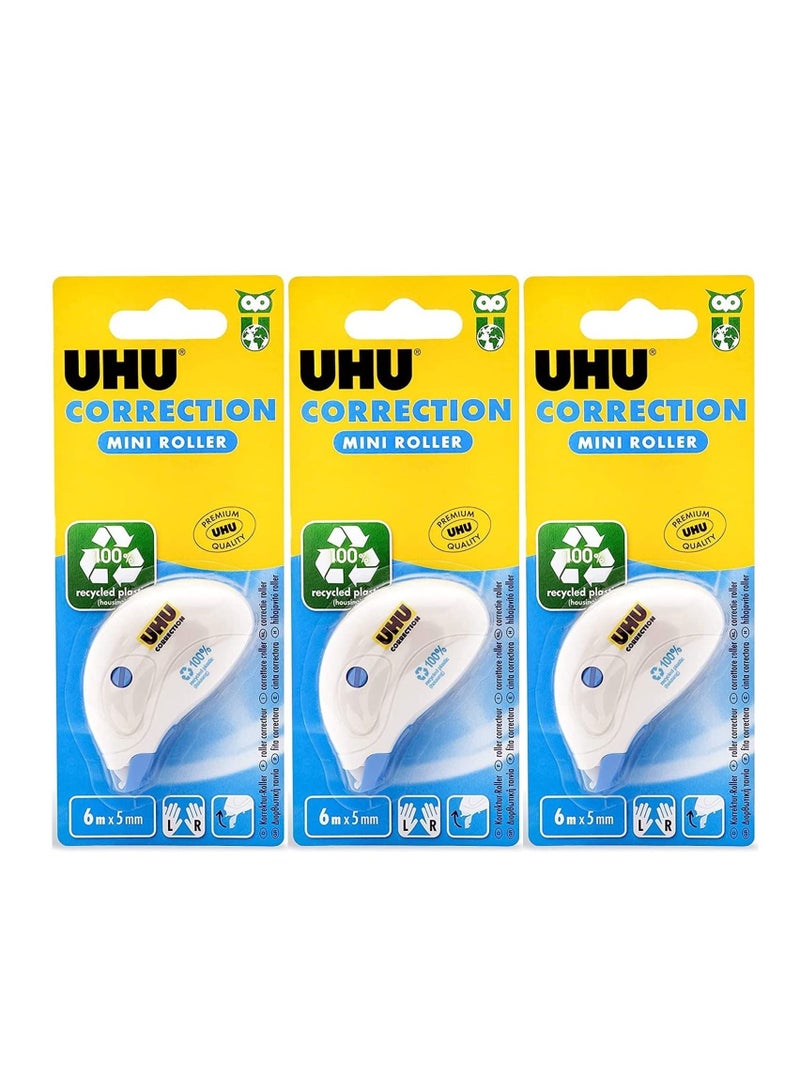 UHU أسطوانة تصحيح مصغرة 3 قطع - Image 1