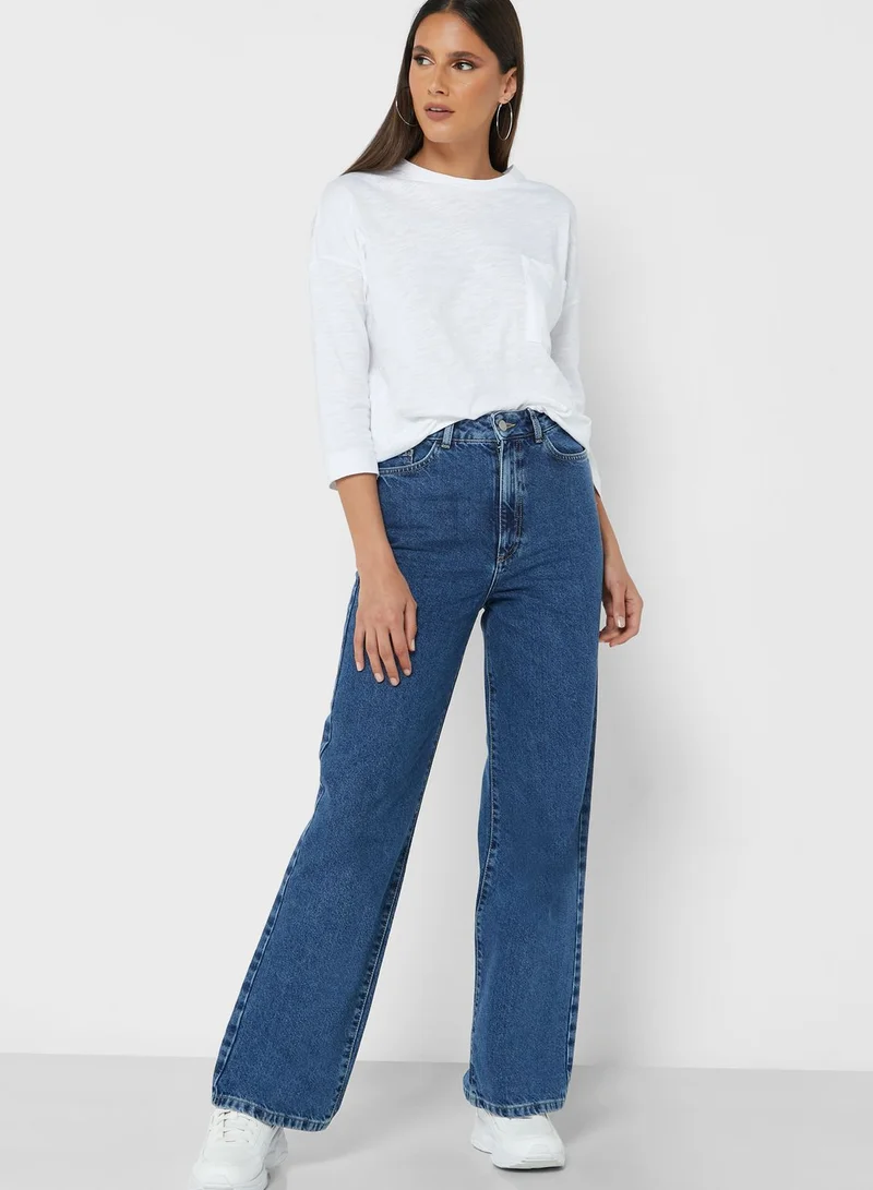 ALIGNE Wide Leg Jeans