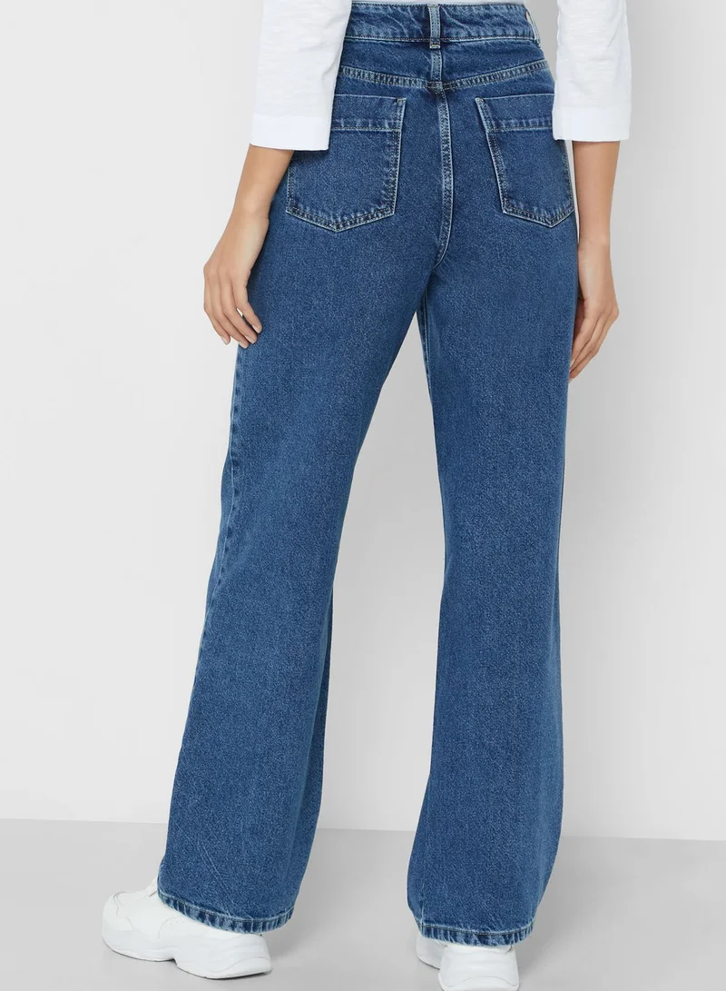 ALIGNE Wide Leg Jeans