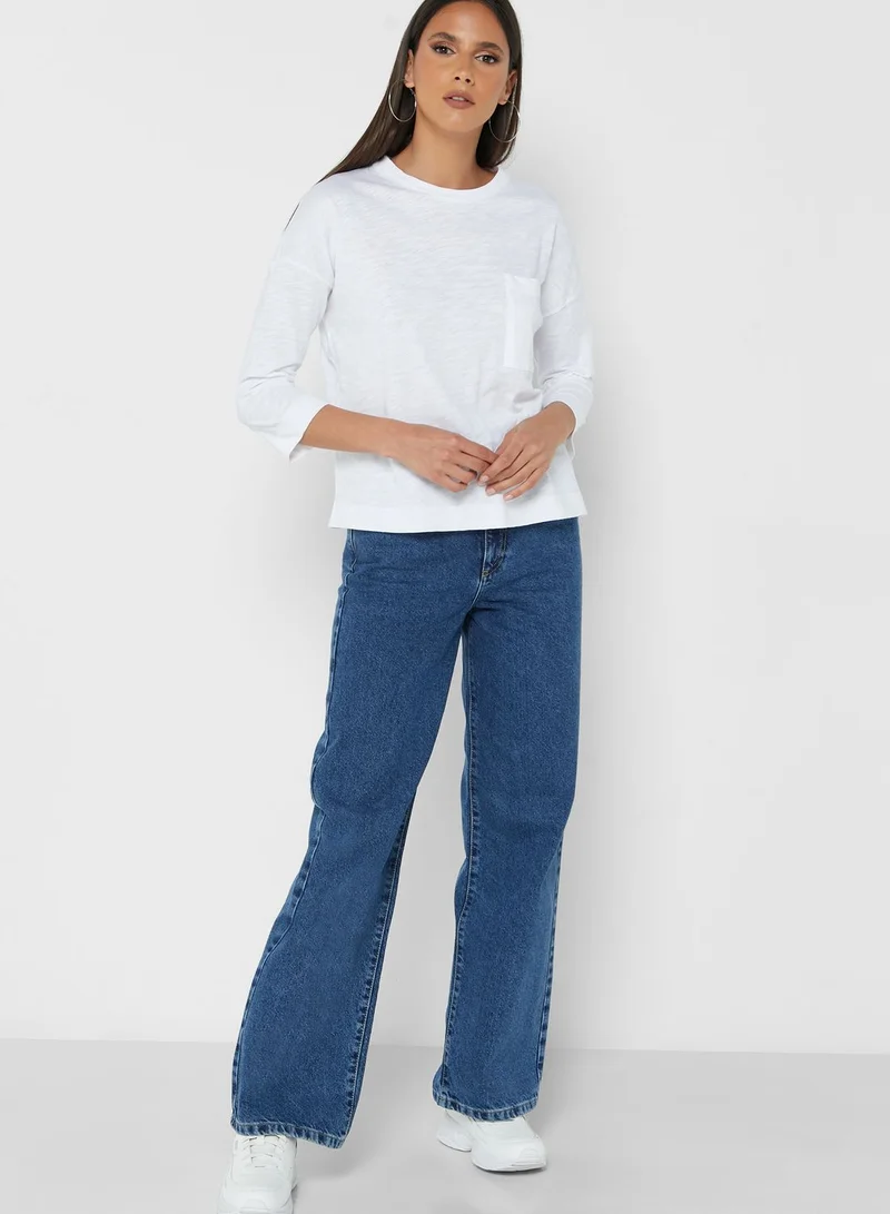 ALIGNE Wide Leg Jeans