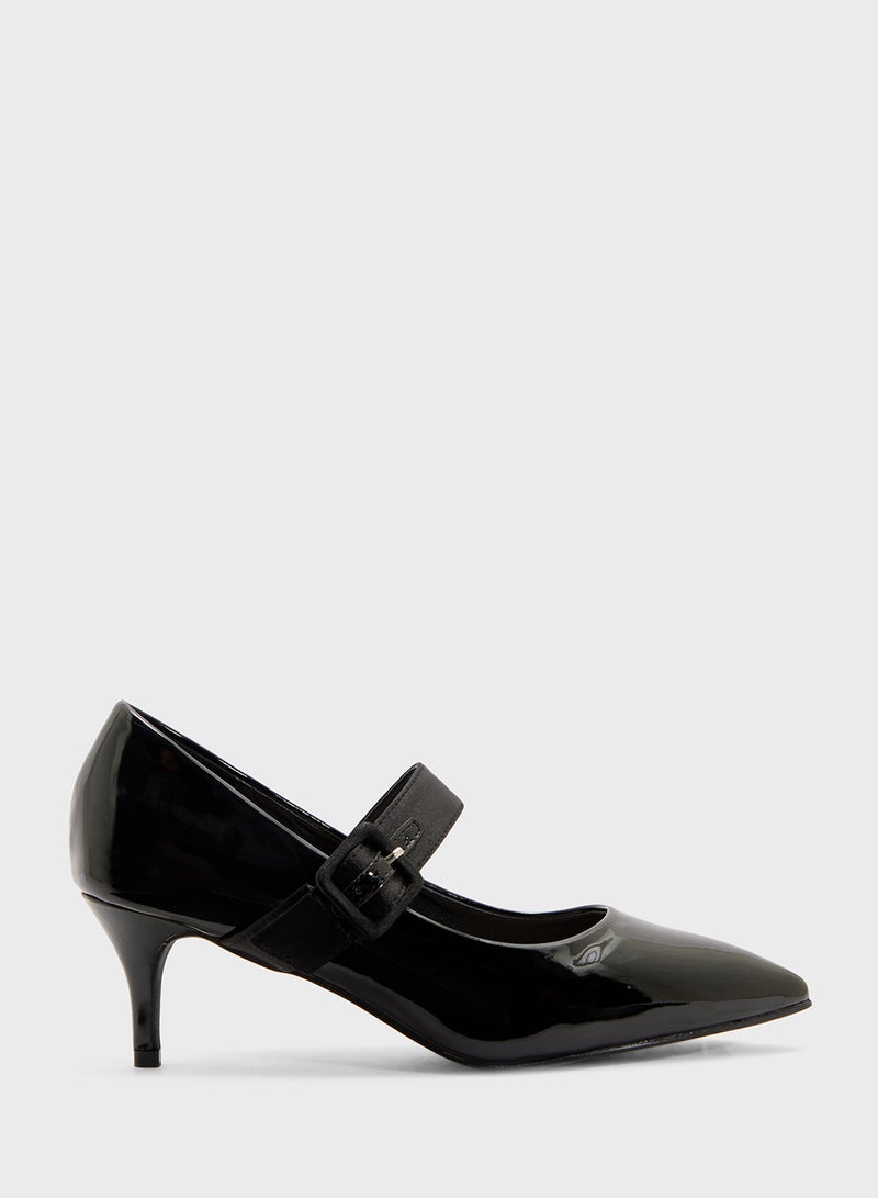 Spot-On Mary-Jane Pointed Pump  - Image 1