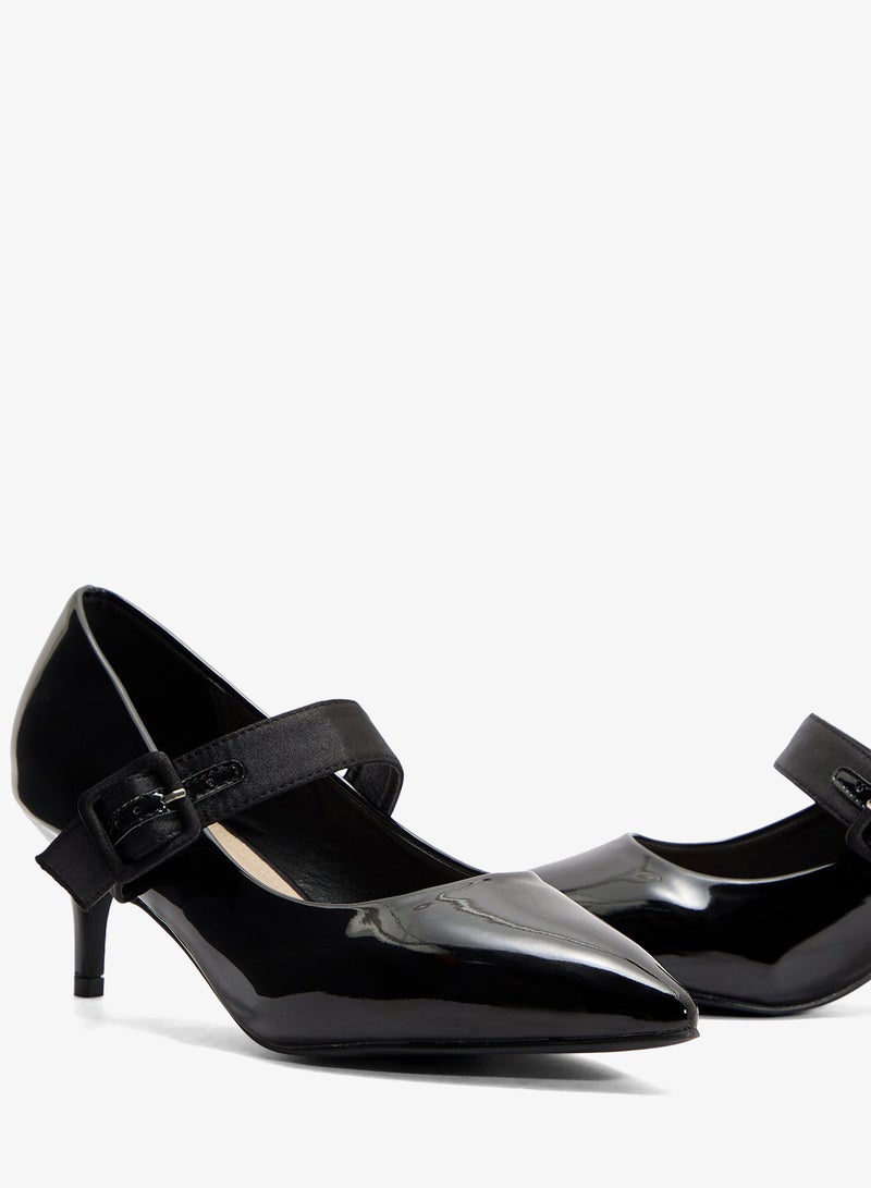 Spot-On Mary-Jane Pointed Pump - Image 4