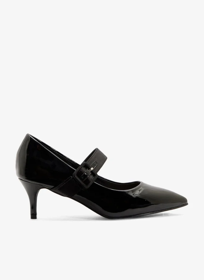 Spot-On Mary-Jane Pointed Pump