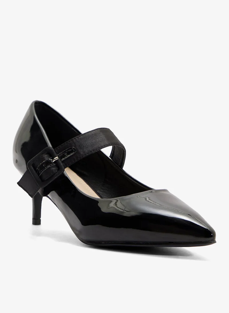 Spot-On Mary-Jane Pointed Pump