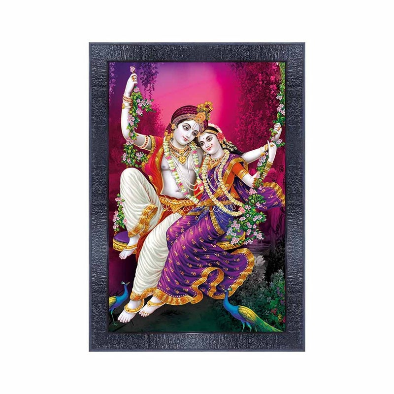 pnf Poster And Frames Radha Krishna Framed Wall Painting | For Living, Pooja Room | Home Decoration Item | Best Gifting Option (10 * 14inch,Multicolour,Synthetic) 14808 - Image 5