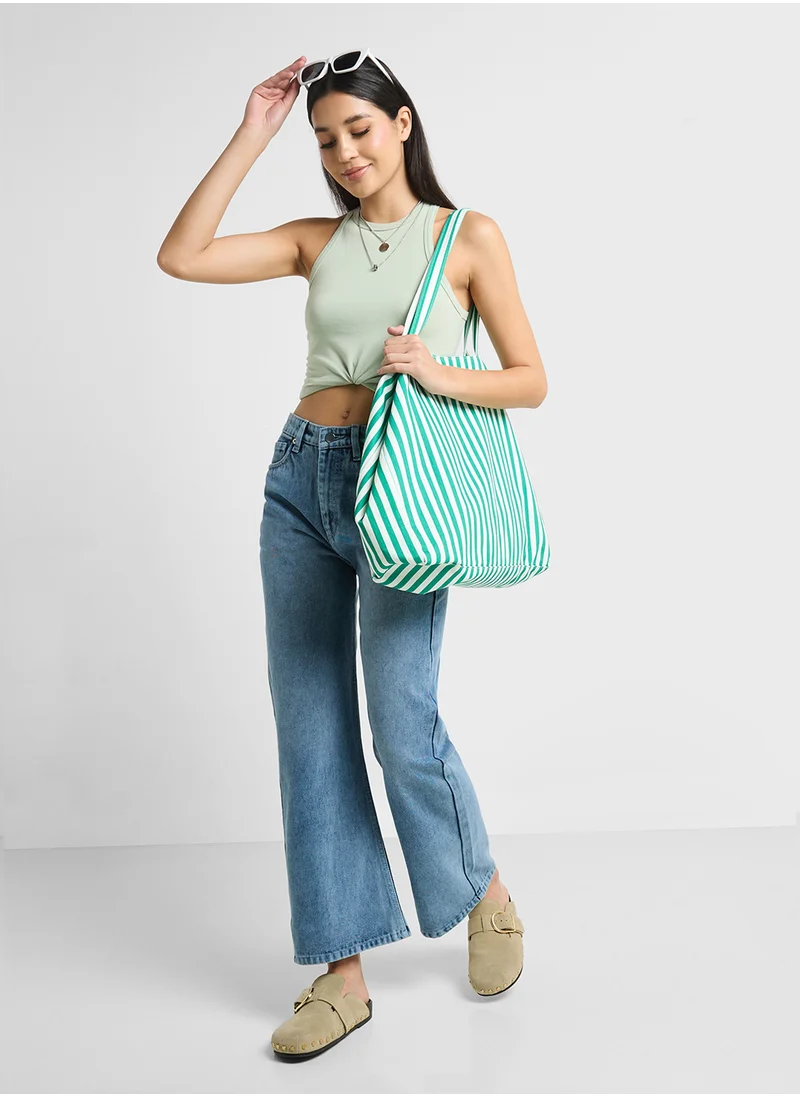 Ginger Mid Rise Straight Fit Jeans