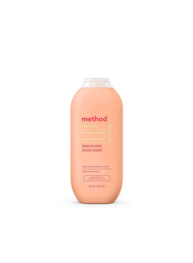 Method Body Wash, Island Mist, Hibiscus + Mango Nectar + Passion Fruit notes, 18oz - Image 1