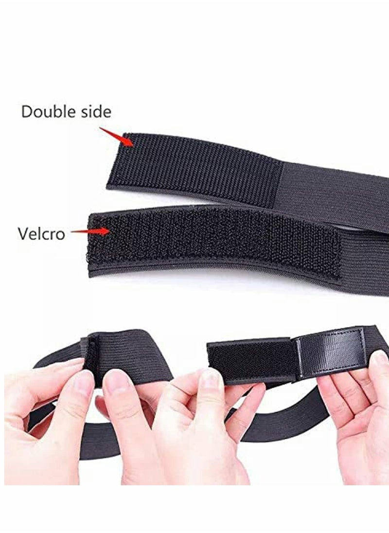 Y&D Elastic Bands for Wig Edges Lace Melting Keeping Wigs in Placee Edge Wrap to Lay Lastic Band Frontal Melt(60cm L x 3.5cm W, Black) 4PCS  - Image 5