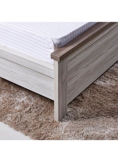 Home Box Angelic King Bed 211x100x192.4 cm Light Beige, Mattress Size - 180x200cm  - Image 3