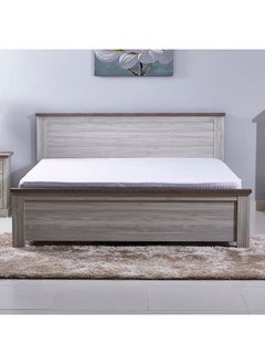 Home Box Angelic King Bed 211x100x192.4 cm Light Beige, Mattress Size - 180x200cm  - Image 2