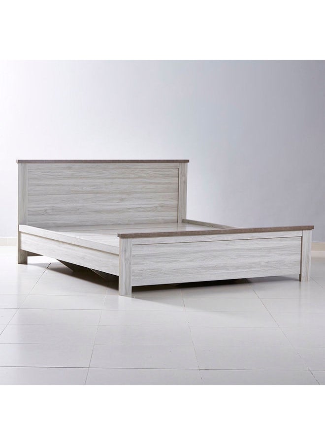 Home Box - Angelic King Bed 211x100x192.4 cm Light Beige, Mattress Size - 180x200cm - Image 1