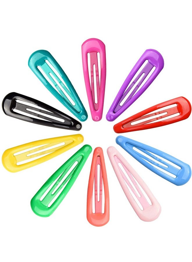 JFFX Ffx 30 Pcs Colorful Snap Hair Clips For Girls 2 Inch Nonslip Metal Hair Barrettes In 10 Assorted Color For Kids Toddlers Teens Women Hair Accessories - Image 2