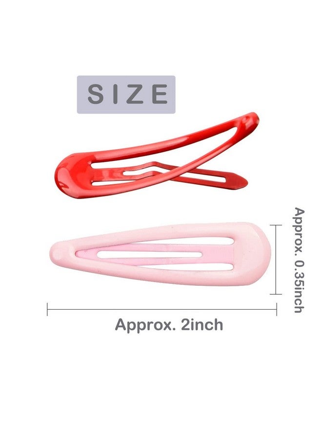 JFFX Ffx 30 Pcs Colorful Snap Hair Clips For Girls 2 Inch Nonslip Metal Hair Barrettes In 10 Assorted Color For Kids Toddlers Teens Women Hair Accessories - Image 3