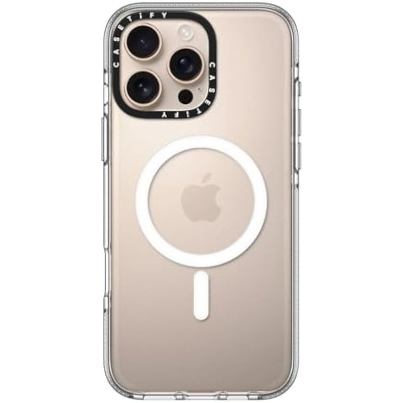 Casetify Clear iPhone 16 Pro Max Case 【Not Yellowing / 6.6 ft. 3X Military Grade Drop Prootection/Compatible with Magsafe】 - Clear - Image 4