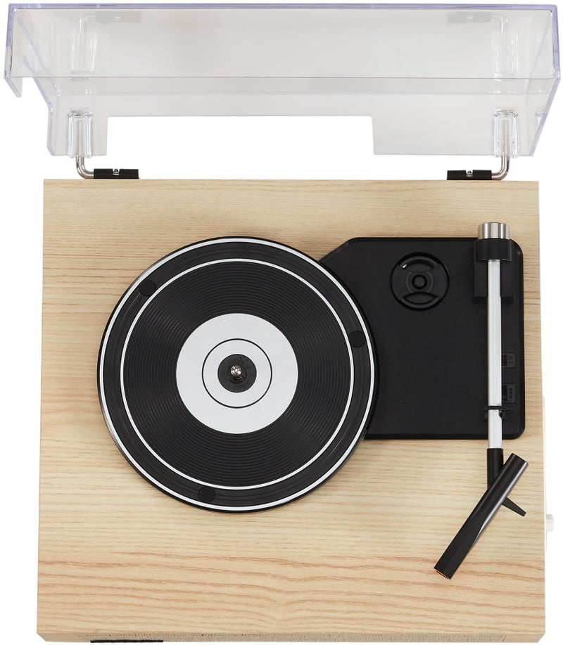 Crosley CR6042A-NA Scout 3-Speed Bluetooth Turntable with Built-in Speakers, Natural - Image 5