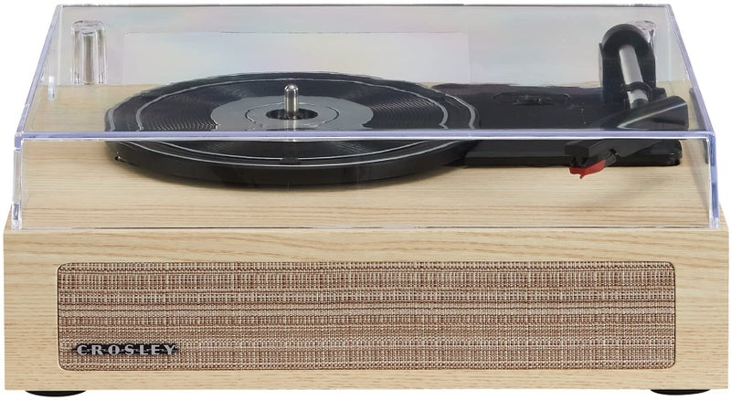 Crosley CR6042A-NA Scout 3-Speed Bluetooth Turntable with Built-in Speakers, Natural - Image 3