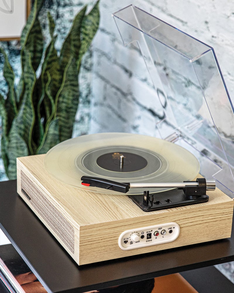 Crosley CR6042A-NA Scout 3-Speed Bluetooth Turntable with Built-in Speakers, Natural - Image 2