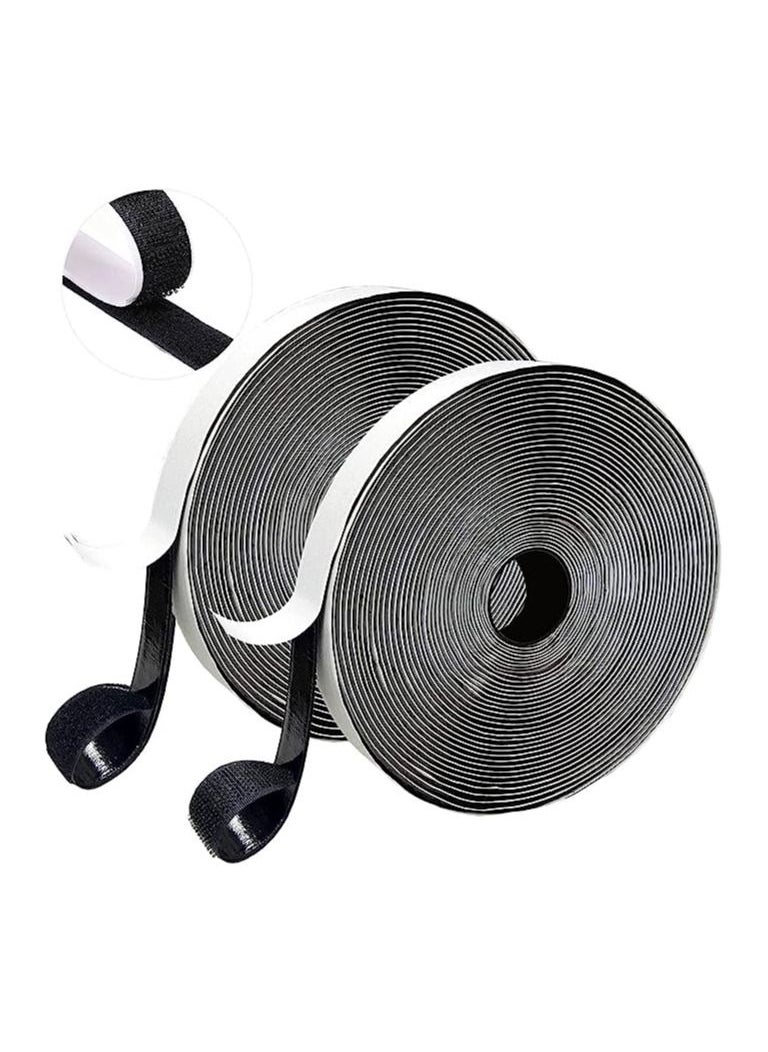 RATSAW 2 Rolls Self Adhesive Hook and Loop Tape 10M Mounting Adhesive Tape Double Side Sticky Strip for Installation Home Office  - Image 2