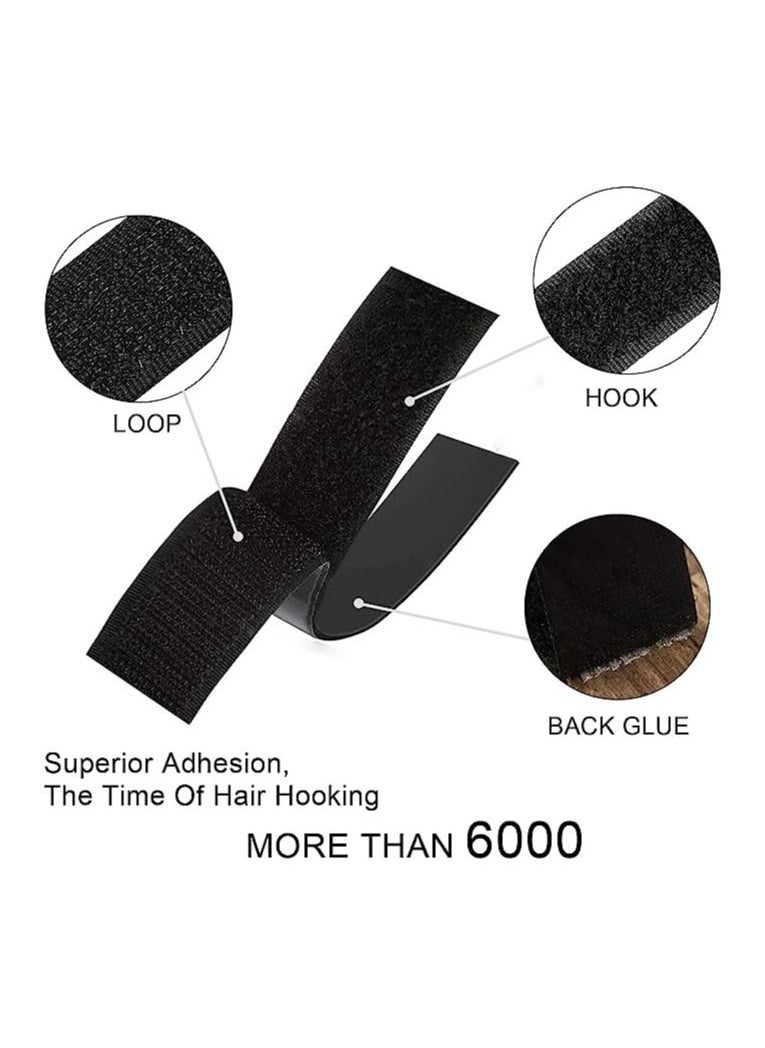 RATSAW 2 Rolls Self Adhesive Hook and Loop Tape 10M Mounting Adhesive Tape Double Side Sticky Strip for Installation Home Office  - Image 3