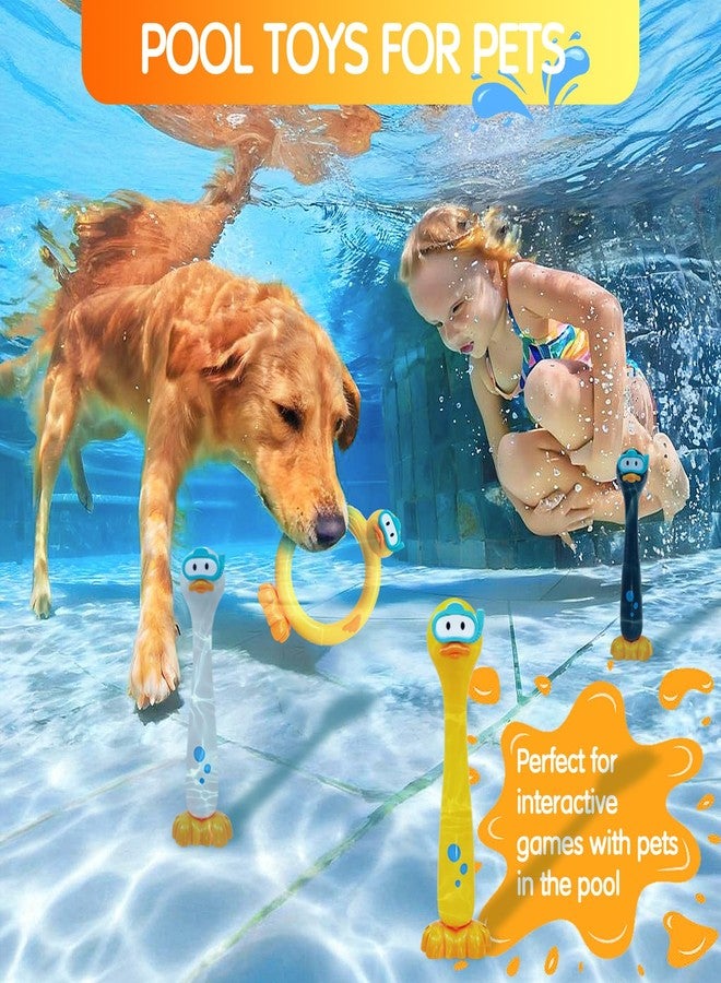 zeeloopbee Duck Swimming Diving Sticks Pool Toys for Kids Ages 4-8, 3pcs Training Sinking Throwing Dive Toy for Kid Diving, Summer Underwater Sinking Pool Toys for Kids Ages 8-12 (Duck Sticks) - Image 4