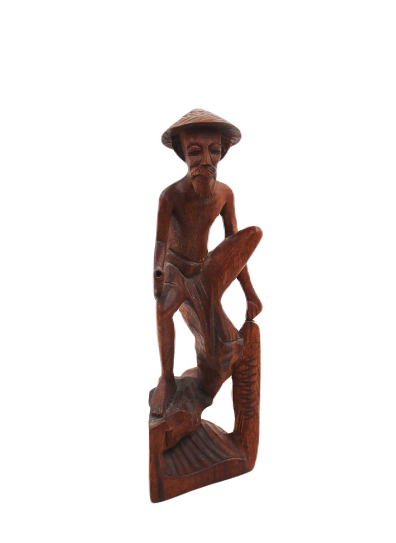 Indonesian Wooden Handmade Fisherman 20 cm - pzsku/Z2CB2F65AD40A69A83097Z/45/_/1731764046/58134496-e690-43c8-aa6c-e0789998131f