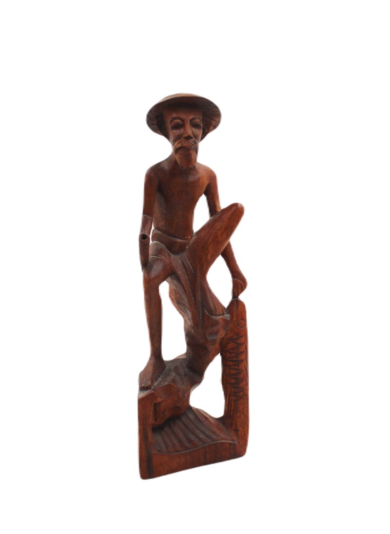 Indonesian Wooden Handmade Fisherman 20 cm - pzsku/Z2CB2F65AD40A69A83097Z/45/_/1731764047/43d15ea4-8529-422d-a181-0478637bf2f0