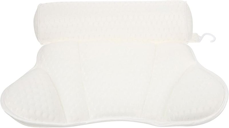 Spa Bathtub Pillow with Suction Cups Mesh for Head and Neck Support Home Relaxation - Image 1