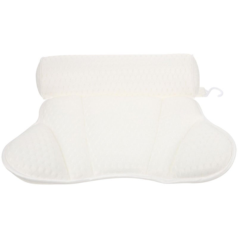Spa Bathtub Pillow with Suction Cups Mesh for Head and Neck Support Home Relaxation - Image 2