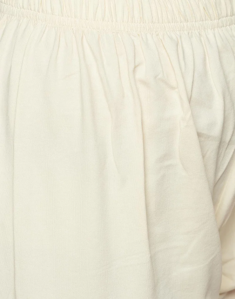 Fabindia  White Cotton Full Length Churidar for Women | Best Price UAE
