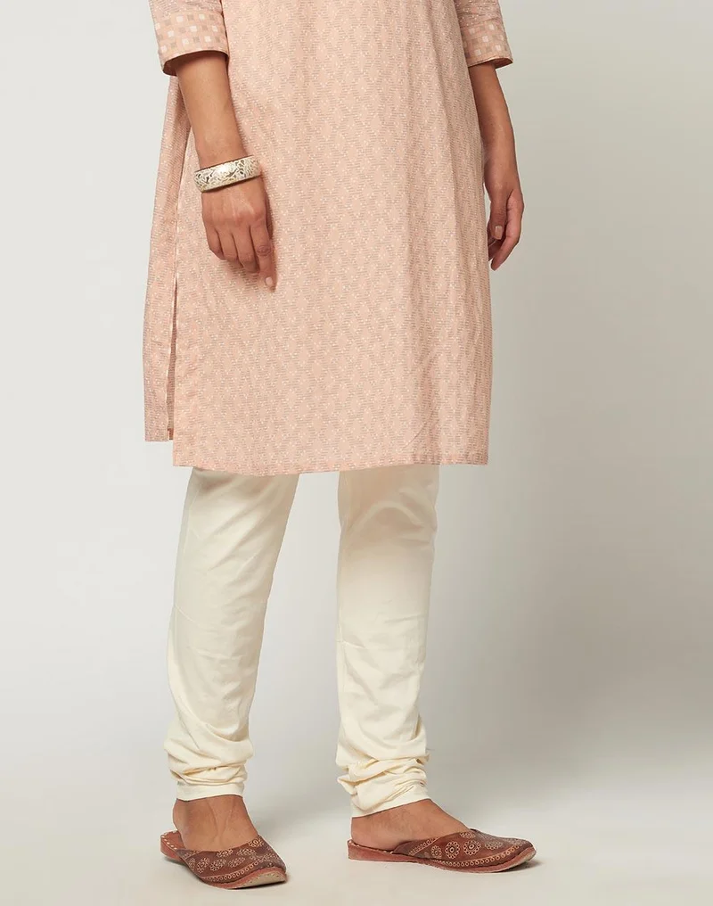 Fabindia  White Cotton Full Length Churidar for Women | Best Price UAE