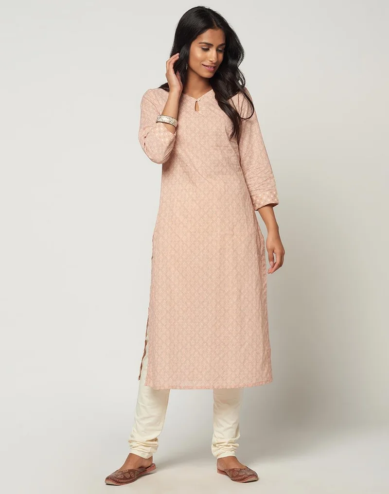Fabindia  White Cotton Full Length Churidar for Women | Best Price UAE