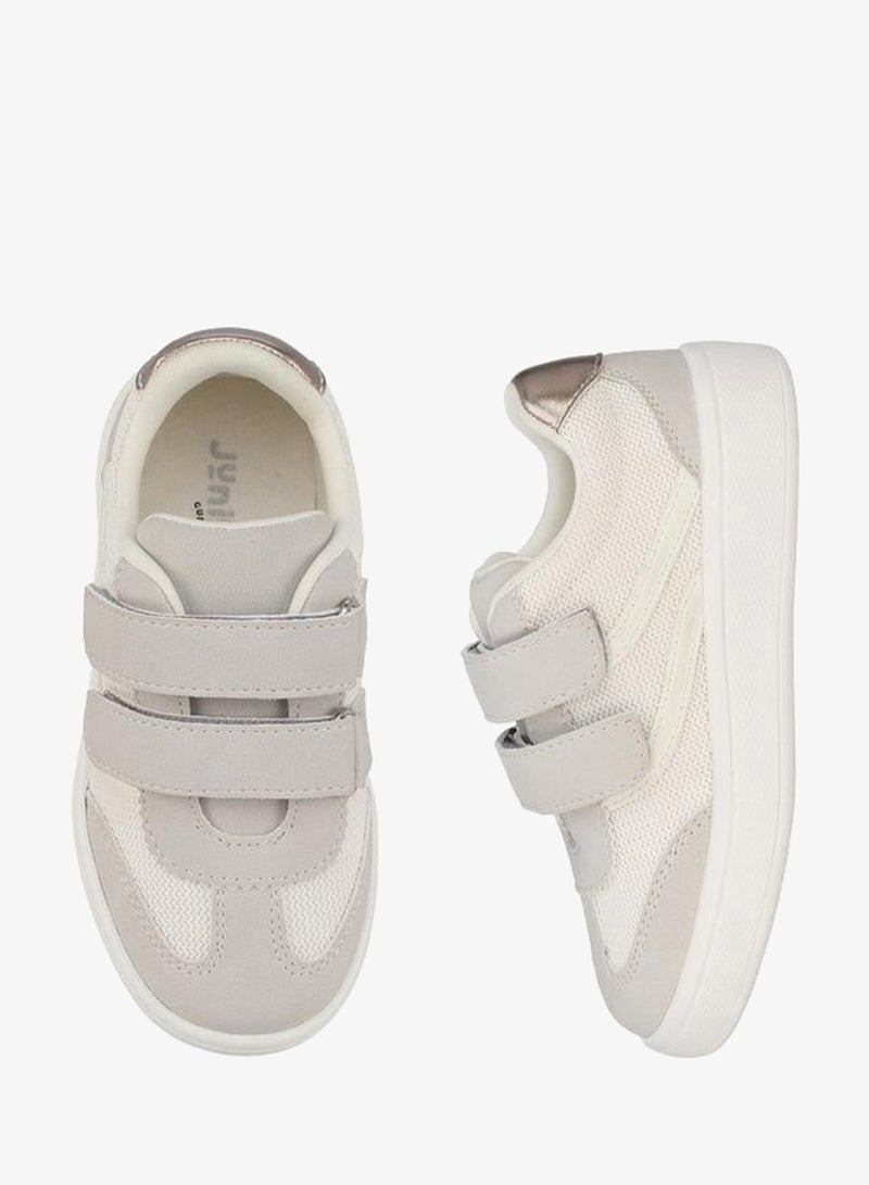 JUNIORS Girls Hook & Loop Ankle School Sneakers - Image 1