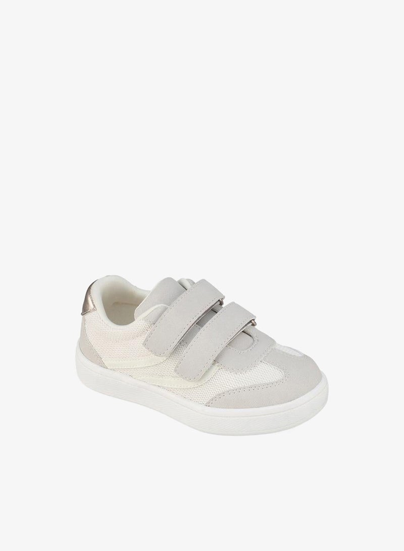 JUNIORS Girls Hook & Loop Ankle School Sneakers - Image 2