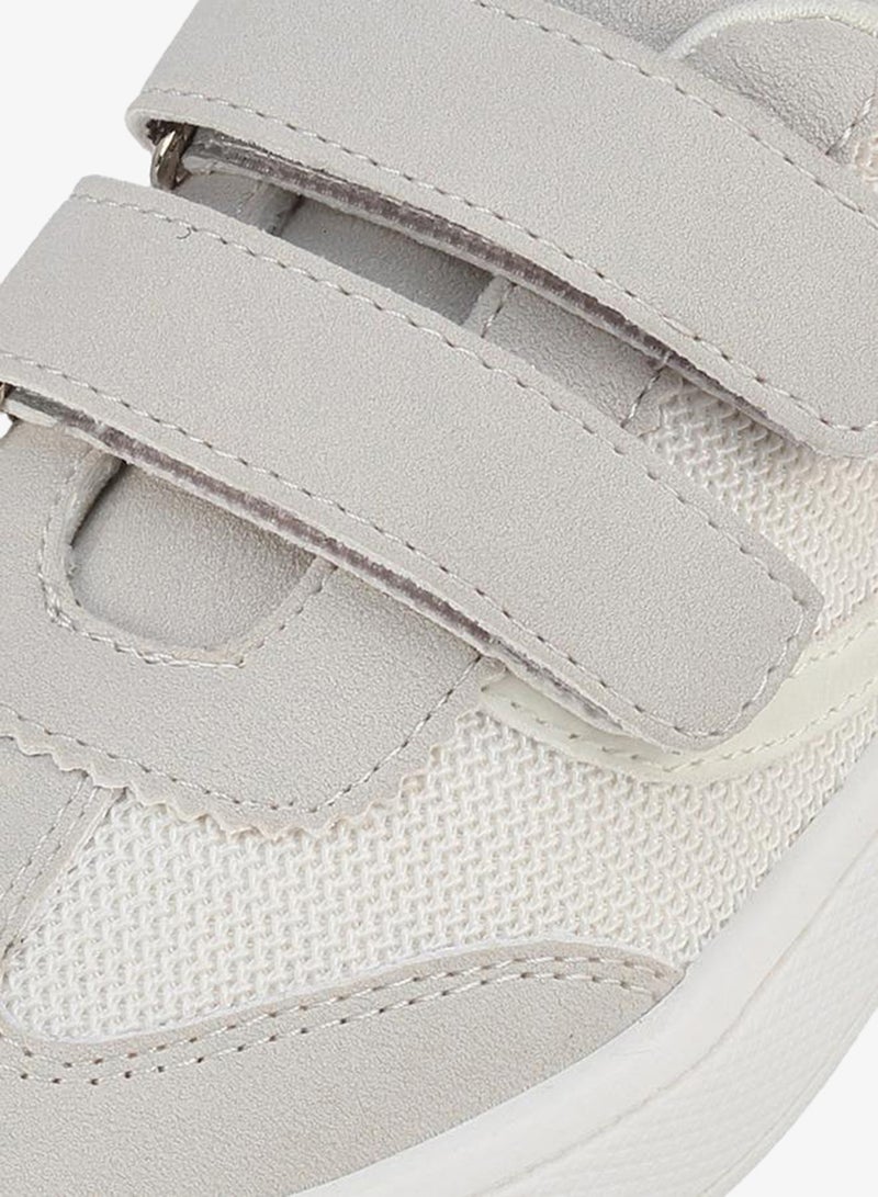 JUNIORS Girls Hook & Loop Ankle School Sneakers - Image 4