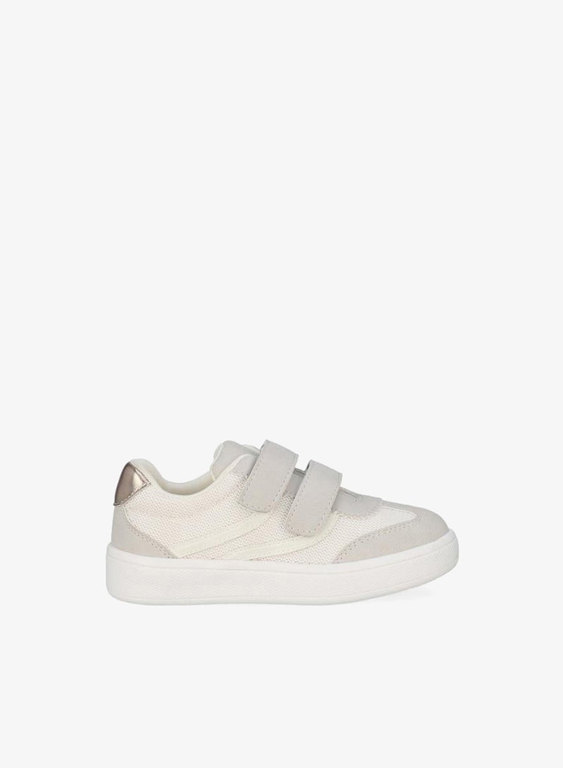 JUNIORS Girls Hook & Loop Ankle School Sneakers - Image 3