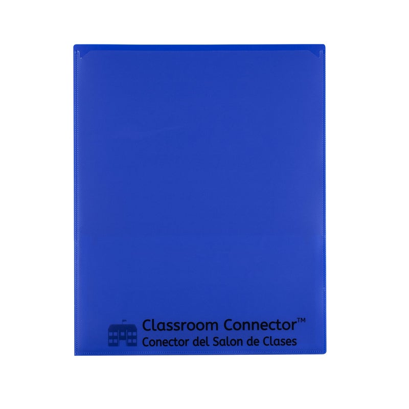 C-Line Classroom Connector School-to-Home Folders, Blue, 25 per Box (32005) - Image 1
