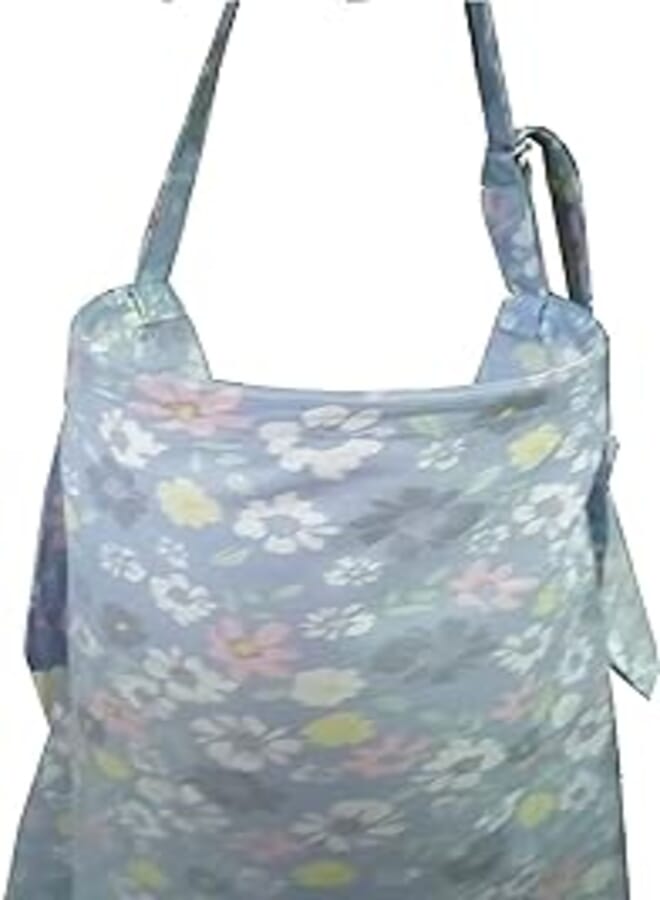 Floral Pattern Cotton Nursing Cover (Multicolor)
