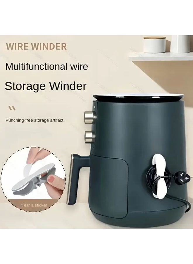 5pcs White Cable Organizer Winding Management Bracket For Kitchen Appliances Home Office - Image 5