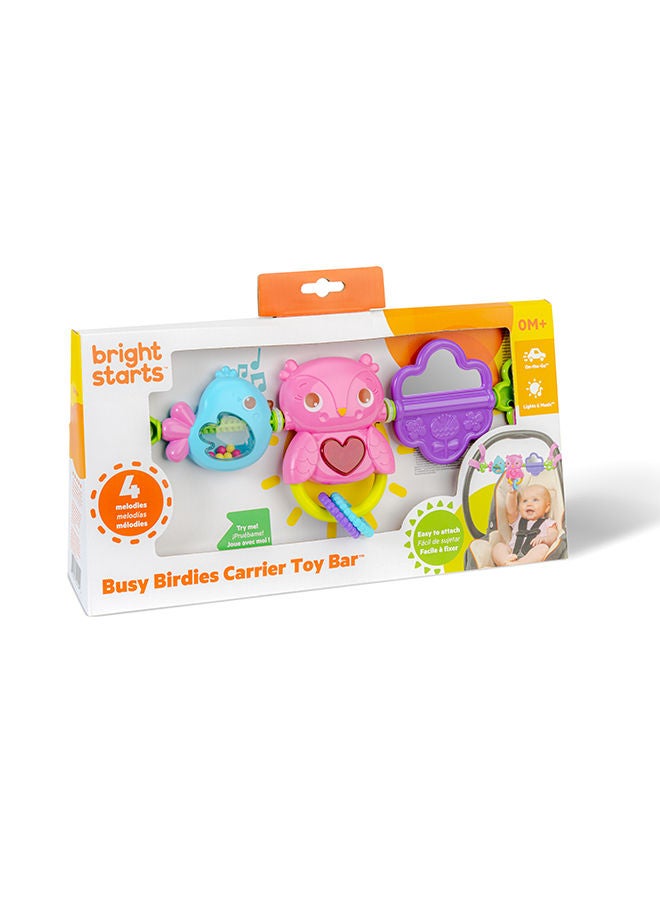 Bright Starts Pip Busy Birdies Carrier Toy Bar - Image 3