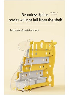 FULL JOY Giraffe Bookshelf 7 Double Layer With Storage Box,72*47*100 cm  - Image 2