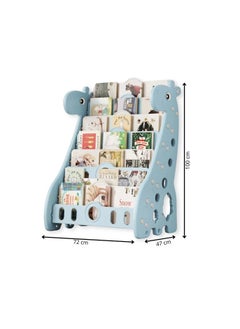 FULL JOY Giraffe Bookshelf 7 Double Layer With Storage Box,72*47*100 cm  - Image 4