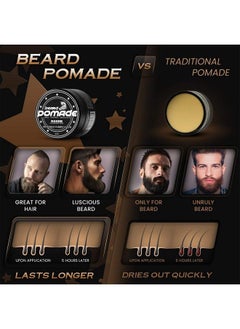 bossman Hair & Beard Pomade Moisturizing With Longer Hold And Control Men  - Image 3